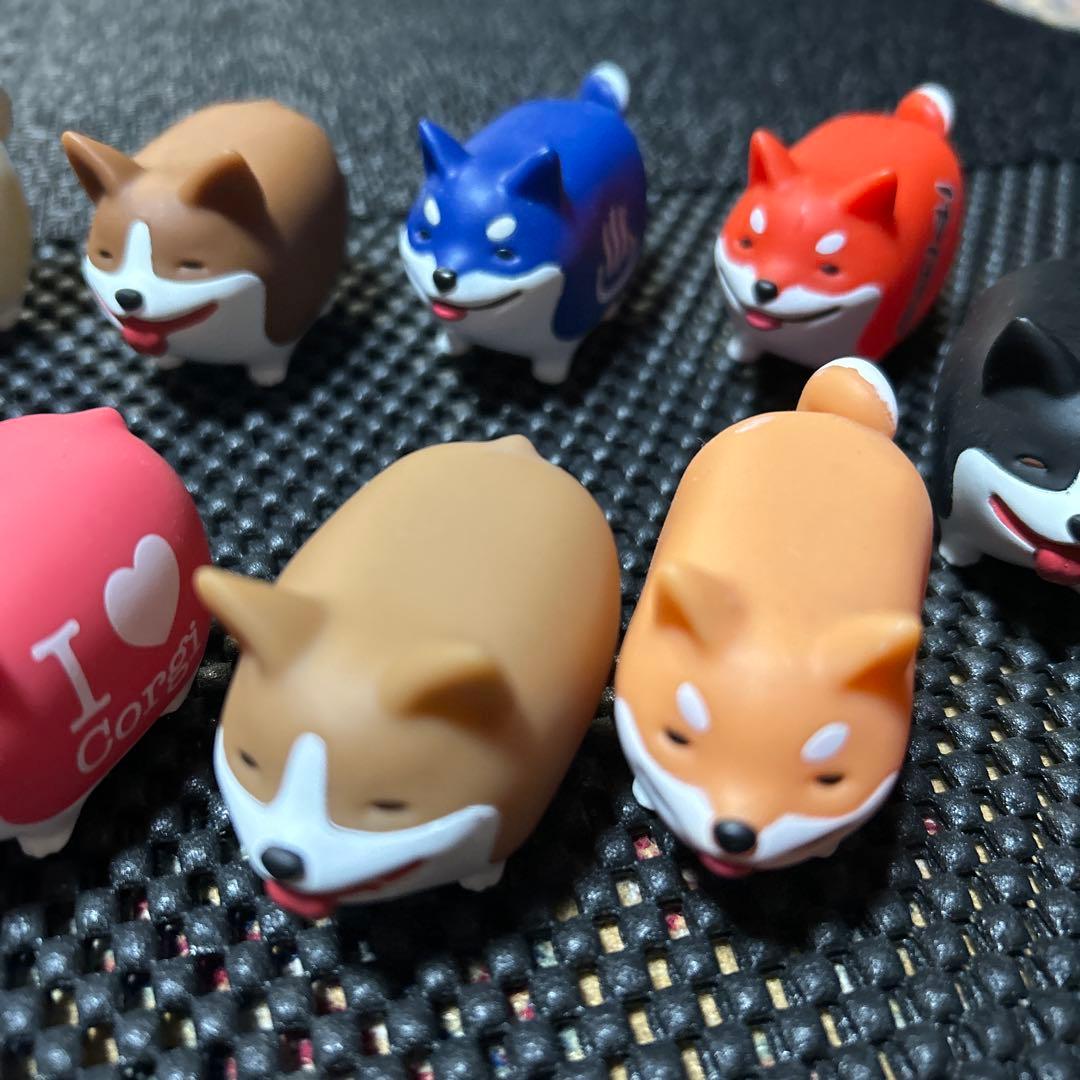 コーギー　柴犬　フィギュア　置物　ガチャガチャ　ガチャポン