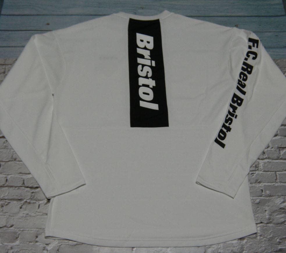 FCRB L/S TEAM PRACTICE TOP S 白 ロンTブリストル