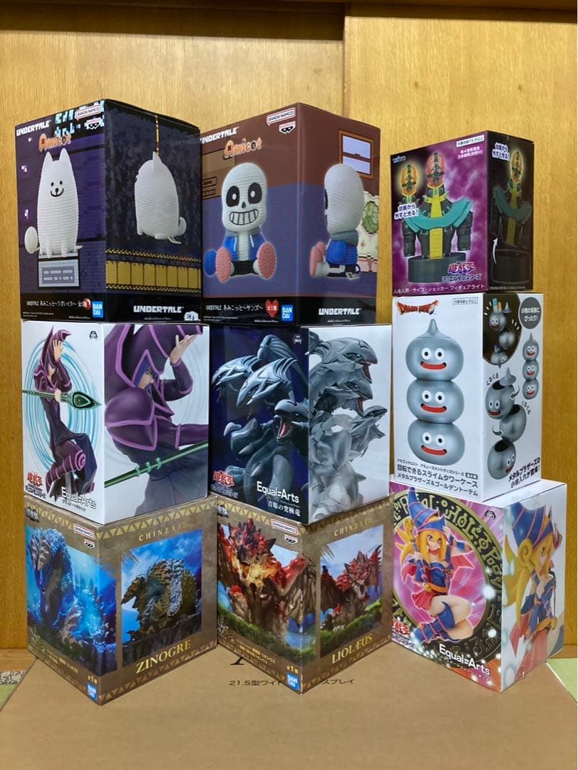 プライズフィギュア　まとめ売り　9種セット　遊戯王　UNDERTALE モンハン