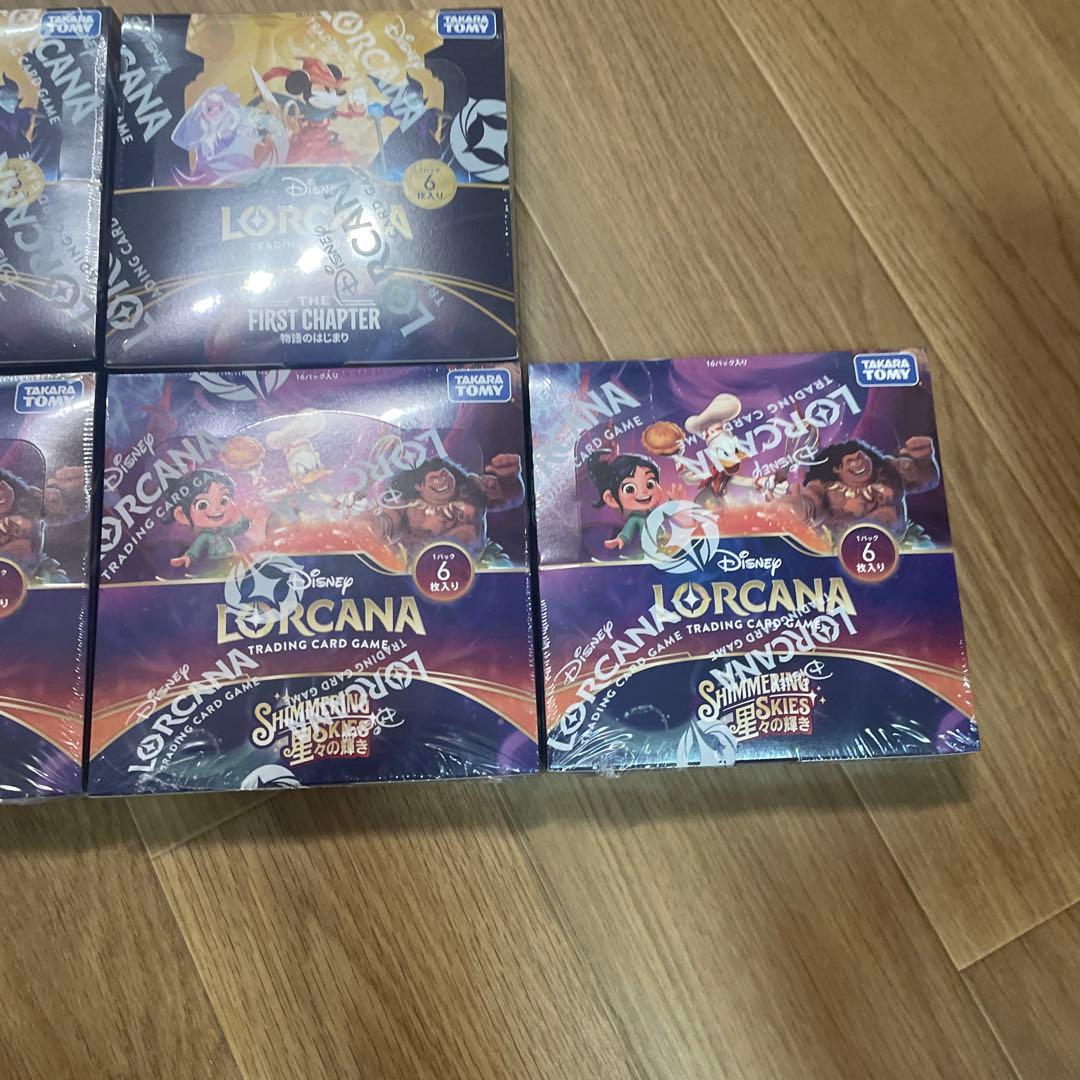 未開封　ディズニー ロルカナ 物語のはじまり×2箱 星々の輝き×4シュリンク付き