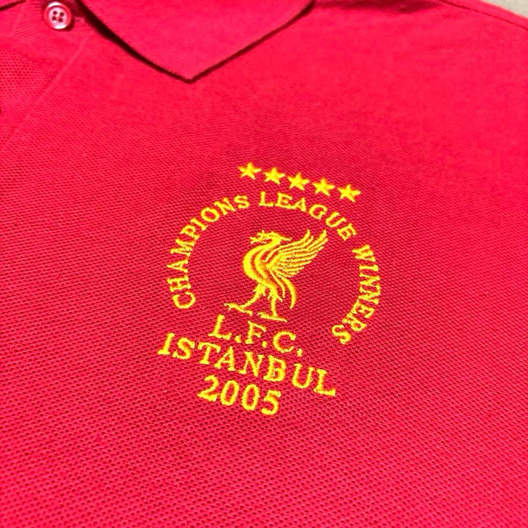 【激レア】リヴァプールFC 2005イスタンブールの奇跡 リーボック ポロシャツ