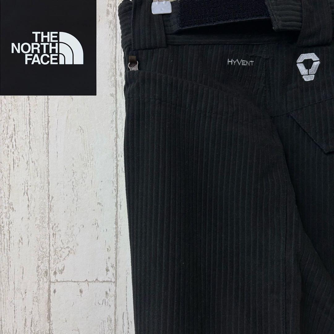 【激レア】THE NORTH FACE スキーウェア　パンツ　コーデュロイ　黒