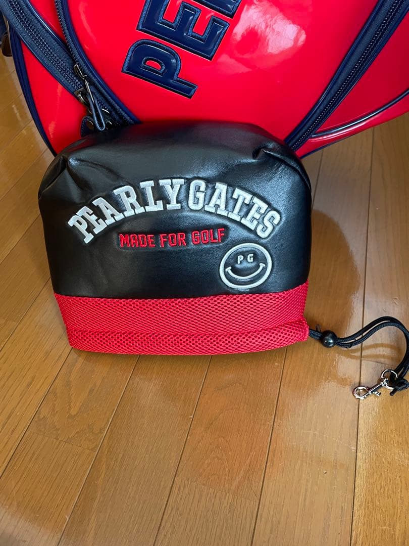 PEARLY GATESパーリーゲイツ キャディバッグ レッド おまけ付き