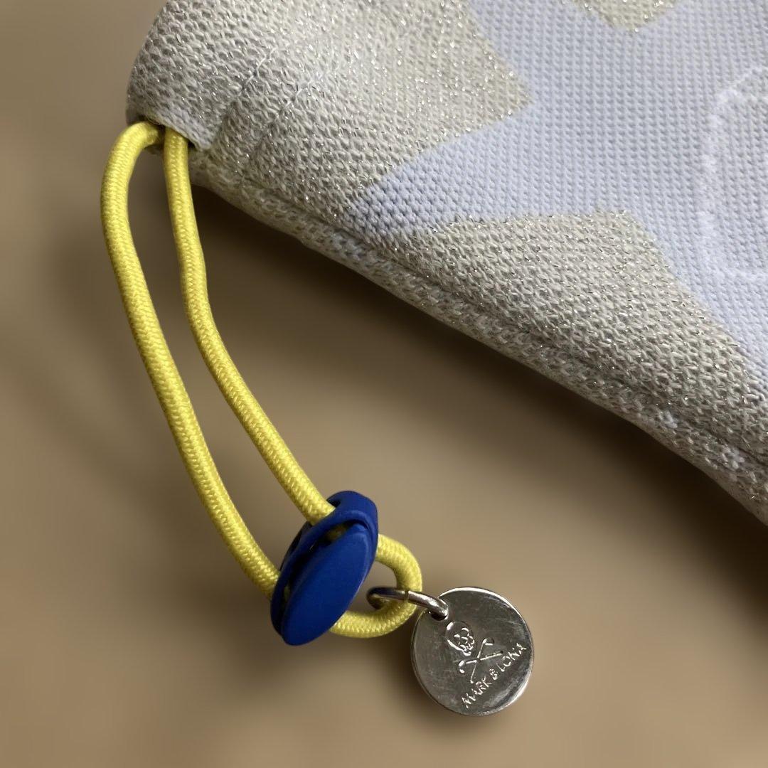 【美品】マークアンドロナ MARK & LONA ラメ ネックウォーマー